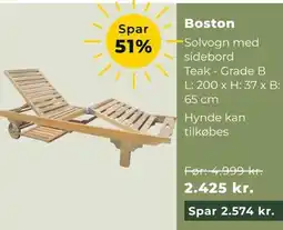 Erling - Christensen Boston -Solvogn med tilbud
