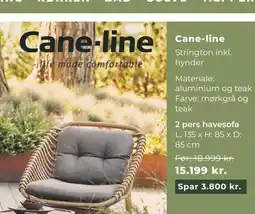 Erling - Christensen Cane-line Strington inkl. hynder tilbud