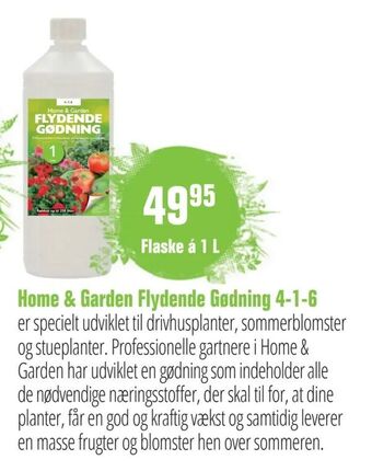 Home & Garden Flydende Gødning 4-1-6