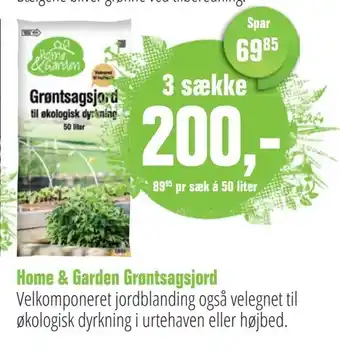 Aldershvile Planteskole Home & Garden Grøntsagsjord tilbud
