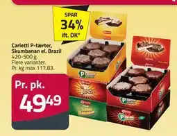 Fleggaard Carletti P-tærter, Skumbanan el. Brazil tilbud