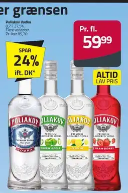 Fleggaard Poliakov Vodka tilbud