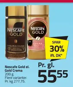 Fleggaard Nescafe Gold el. Gold Crema tilbud