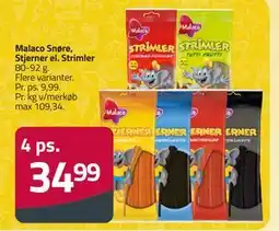 Fleggaard Malaco Snøre, Stjerner el. Strimler tilbud