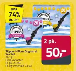 Fleggaard Skipper’s Pipes Original el. Sea Salt tilbud