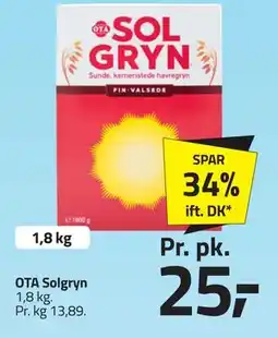 Fleggaard OTA Solgryn tilbud