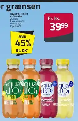 Fleggaard Aqua D’or Ice Tea el. Sparkles tilbud
