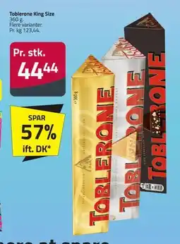 Fleggaard Toblerone King Size tilbud