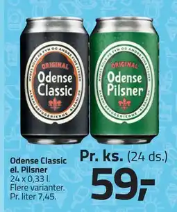 Fleggaard Odense Classic el. Pilsner tilbud