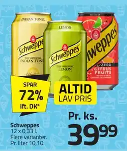Fleggaard Schweppes tilbud
