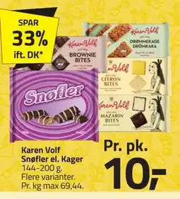 Fleggaard Karen Volf Snøfler el. Kager tilbud