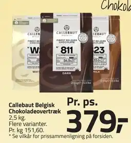 Fleggaard Callebaut Belgisk Chokoladeovertræk tilbud