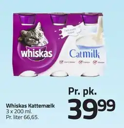 Fleggaard Whiskas Kattemælk tilbud
