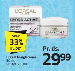 Fleggaard L’Oreal Ansigtscreme tilbud