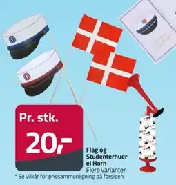 Fleggaard Flag og Studenterhuer el Horn tilbud