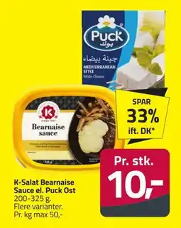 Fleggaard K-Salat Bearnaise Sauce el. Puck Ost tilbud