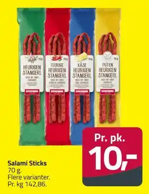 Fleggaard Salami Sticks tilbud