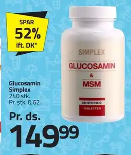 Fleggaard Glucosamin Simplex tilbud