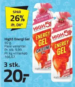 Fleggaard High5 Energi Gel tilbud