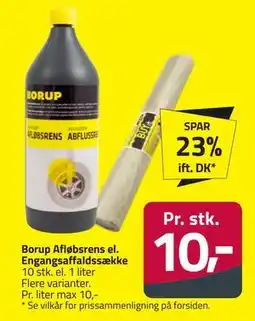 Fleggaard Borup Afløbsrens el. Engangsaffaldssække tilbud