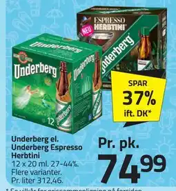 Fleggaard Underberg el. Underberg Espresso Herbtini tilbud