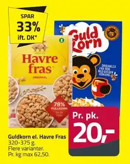 Fleggaard Guldkorn el. Havre Fras tilbud