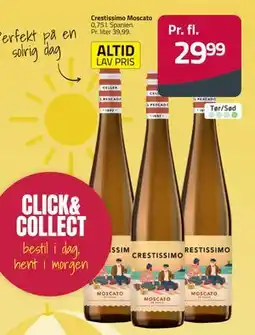 Fleggaard Crestissimo Moscato tilbud