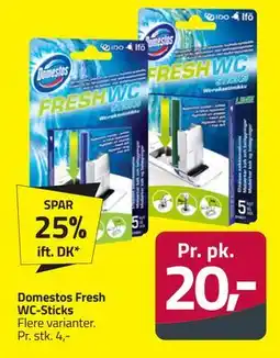 Fleggaard Domestos Fresh WC-Sticks tilbud
