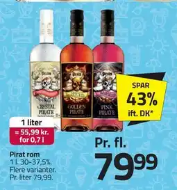 Fleggaard Pirat rom tilbud