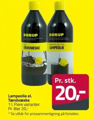 Fleggaard Lampeolie el. Tændvæske tilbud