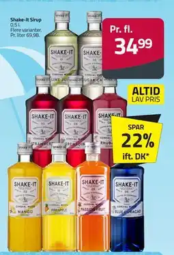 Fleggaard Shake-It Sirup tilbud