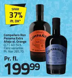 Fleggaard Compañero Ron Panama Extra Añejo el. Orange tilbud