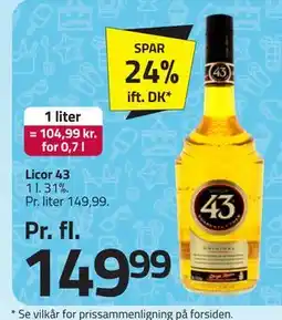 Fleggaard Licor 43 tilbud
