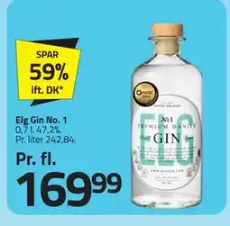 Fleggaard Elg Gin No. 1 tilbud