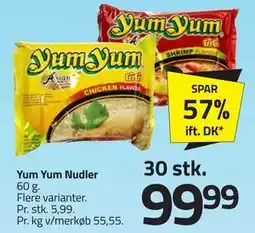 Fleggaard Yum Yum Nudler tilbud