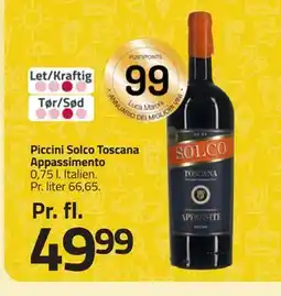 Fleggaard Piccini Solco Toscana Appassimento tilbud