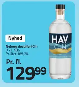 Fleggaard Nyborg destilleri Gin tilbud