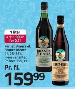 Fleggaard Fernet Branca el. Branca Menta tilbud