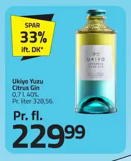 Fleggaard Ukiyo Yuzu Citrus Gin tilbud