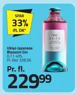 Fleggaard Ukiyo Japanese Blossom Gin tilbud