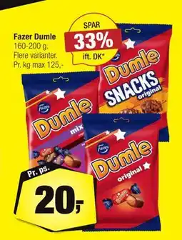 Calle Fazer Dumle tilbud