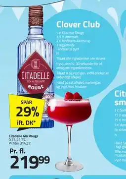 Fleggaard Citadelle Gin Rouge tilbud