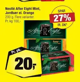 Calle Nestlé After Eight Mint, Jordbær el. Orange tilbud