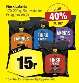 Calle Finsk Lakrids tilbud