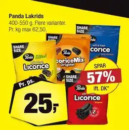 Calle Panda Lakrids tilbud