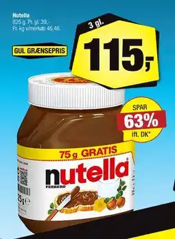 Calle Nutella tilbud