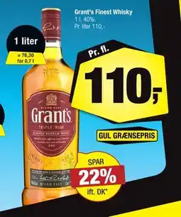 Calle Grant's Finest Whisky tilbud