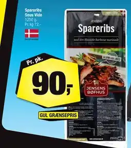 Calle Spareribs Sous Vide tilbud