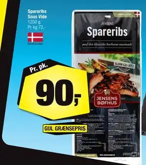 Calle Spareribs Sous Vide tilbud