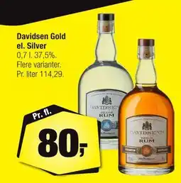 Calle Davidsen Gold el. Silver tilbud